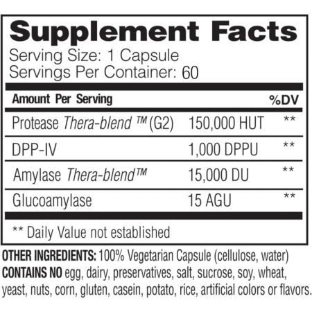 GlutenEase Extra Strength - 60 caps – Kép 3