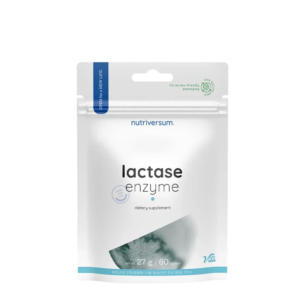 Nutriversum laktáz enzim – VITA (60 tabletta) – Nuvalia