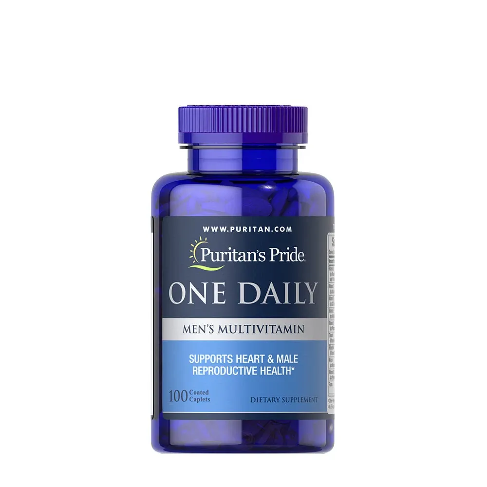 Puritan's Pride One Daily Men's Multivitamin (100 Caplets) - Nuvalia