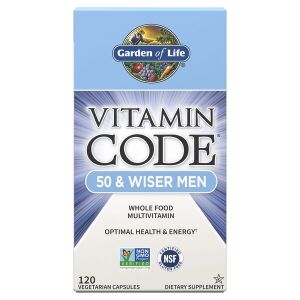 Vitamin Code 50 & Wiser Men – 120 kapszula – Nuvalia