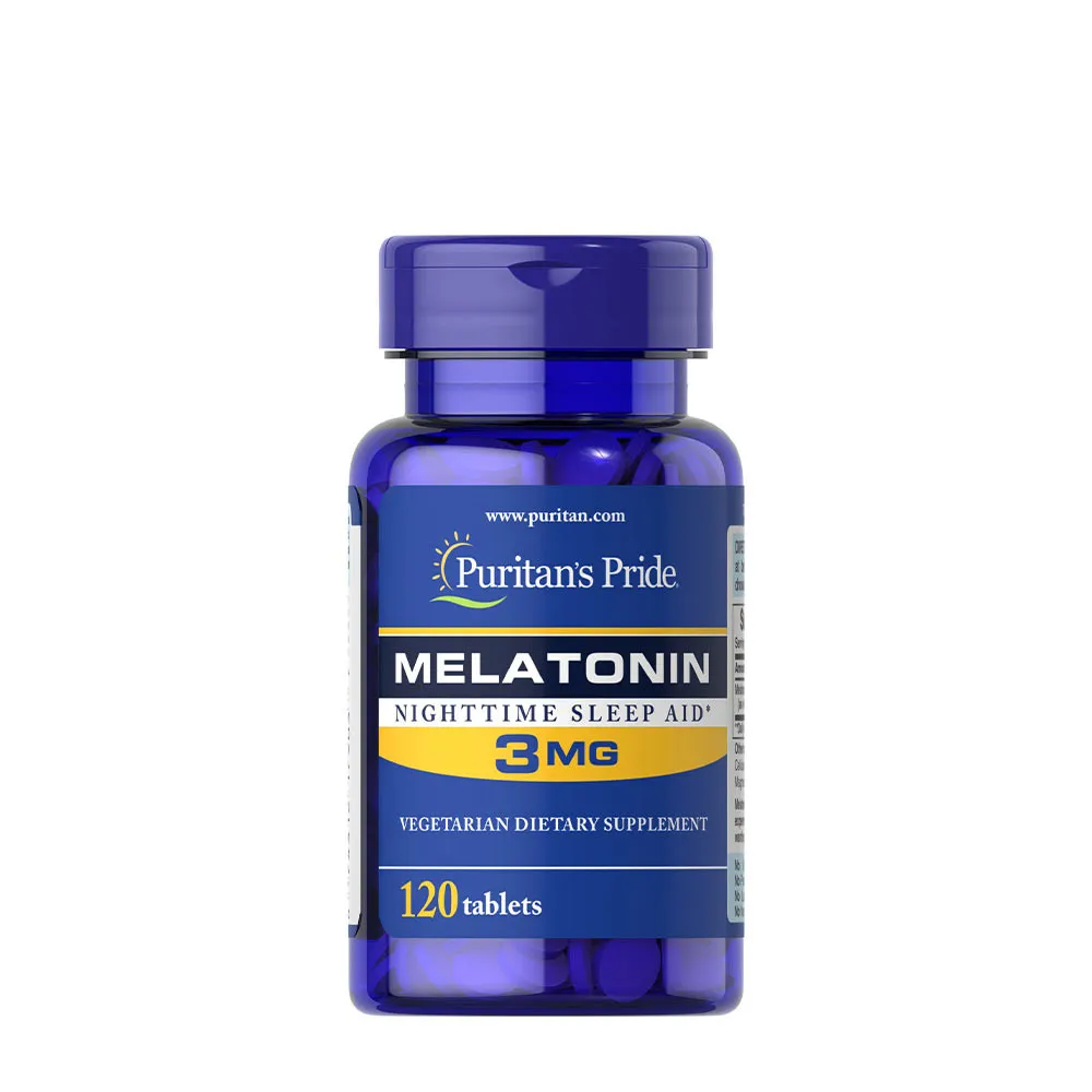 Puritans Pride Melatonin 3 mg (120 Tablets) - Nuvalia