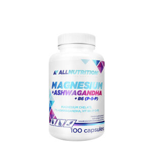 ALLNUTRITION Magnézium + Ashwagandha + B6-vitamin (P-5-P) (100 kapszula) – Viking Supplements