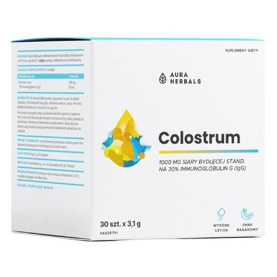 AURA HERBALS Kolosztrum 1000 mg