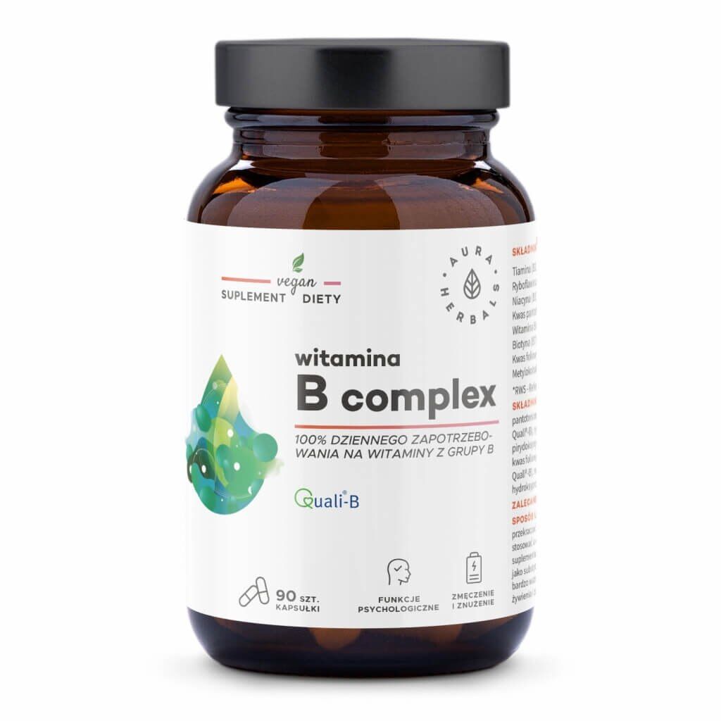 AURA HERBALS B-vitamin-komplex (90 kapszula) – Viking Supplements