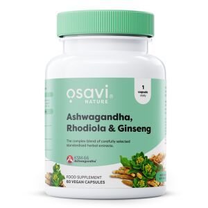 Ashwagandha + Rhodiola és ginseng – 60 vegán kapszula – Viking Supplements