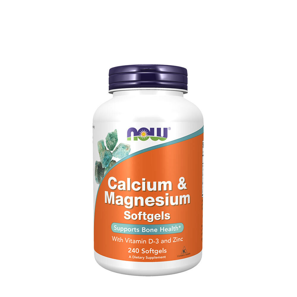 Kalcium és magnézium D-vitaminnal és cinkkel – 240 lágykapszula – Viking Supplements