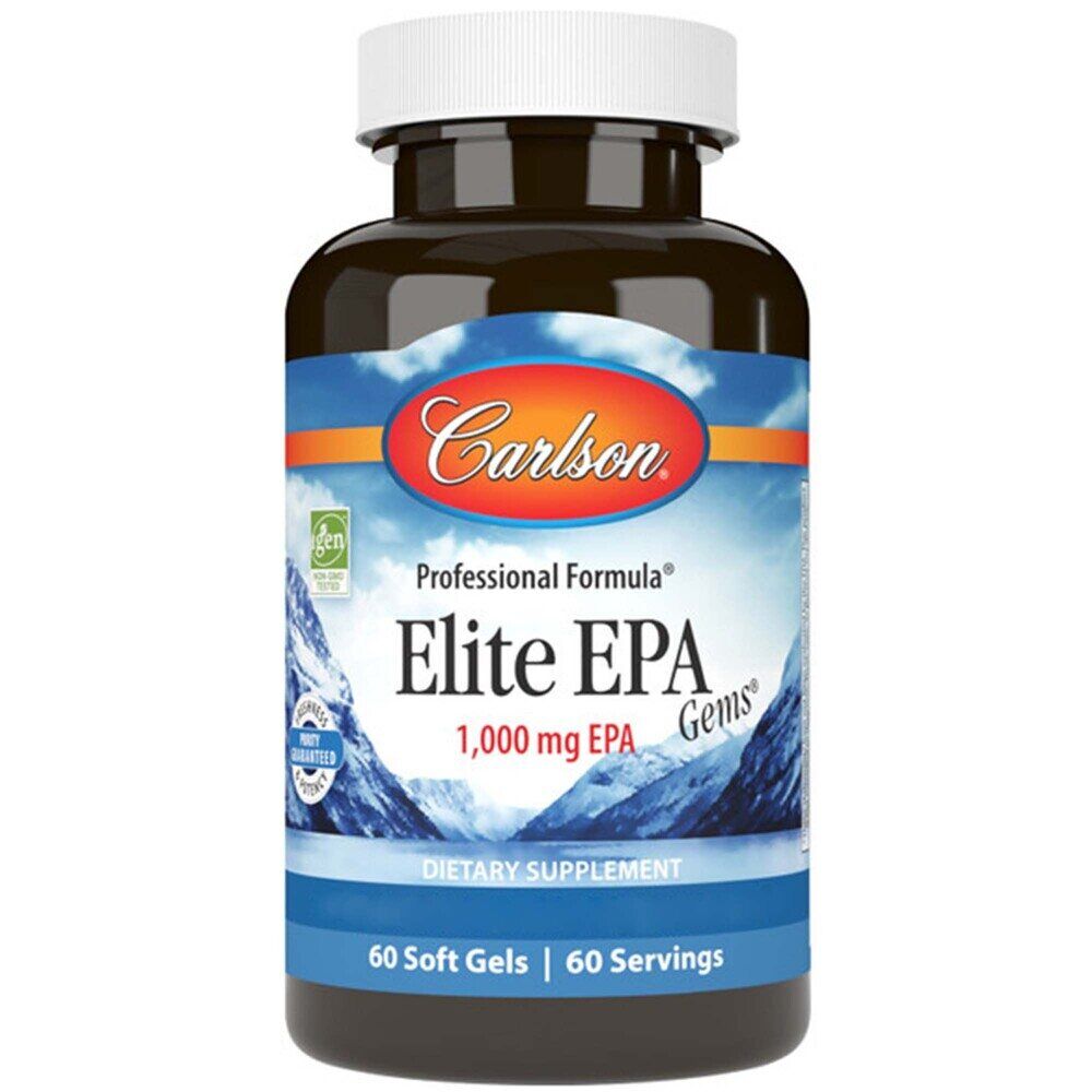 Carlson Labs Elite EPA Gems 1000 mg, 60 lágykapszula – Viking Supplements