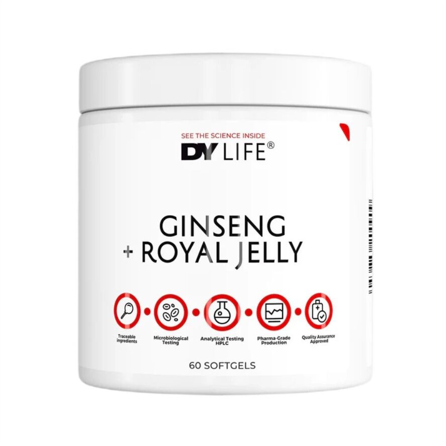 Dorian Yates – DY LIFE Ginseng + méhpempő – 60 lágykapszula – Viking Supplements