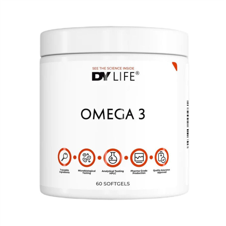 Dorian Yates – DY LIFE Omega 3 – 60 lágykapszula – Viking Supplements
