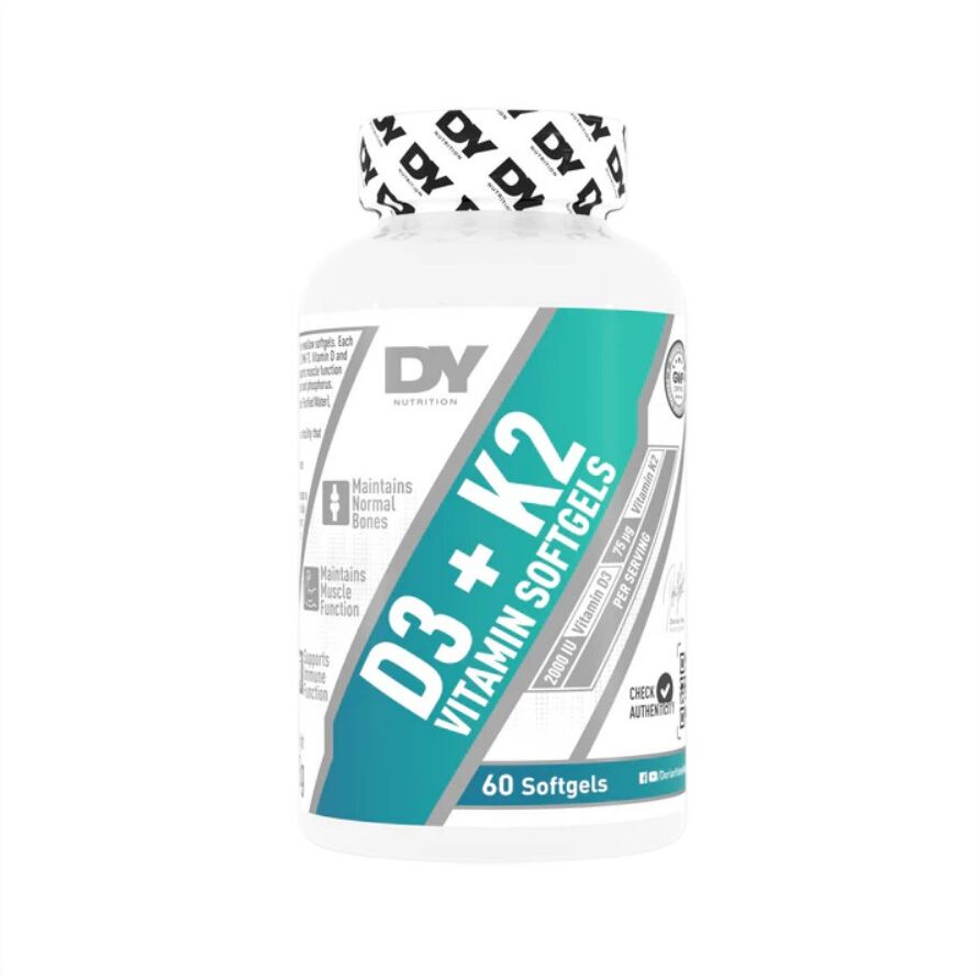 Dorian Yates – D3+K2-vitamin – 60 lágykapszula – Viking Supplements
