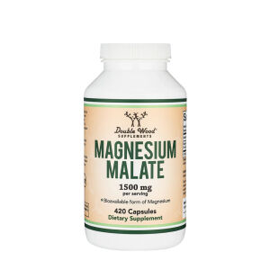 Double Wood kiegészítők: magnézium-malát (420 kapszula) – Viking Supplements