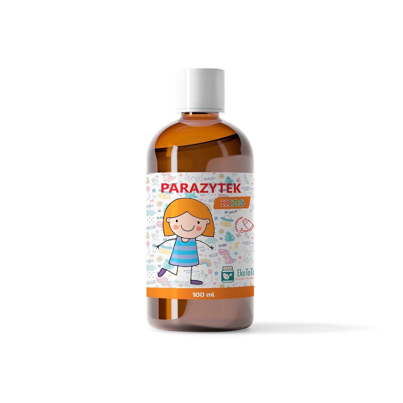 EKOTOTU Parazytek Kids Liquid – folyadék gyermekek számára (100 ml / 3