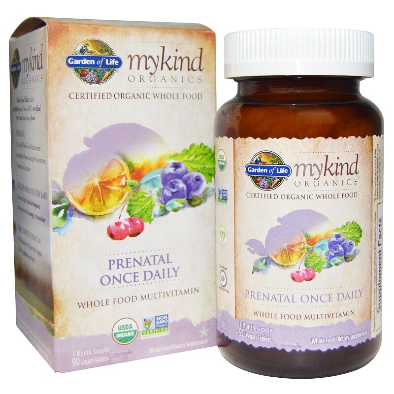 Garden of Life – Mykind Prenatal Once Daily – 90 tabletta – Viking Supplements