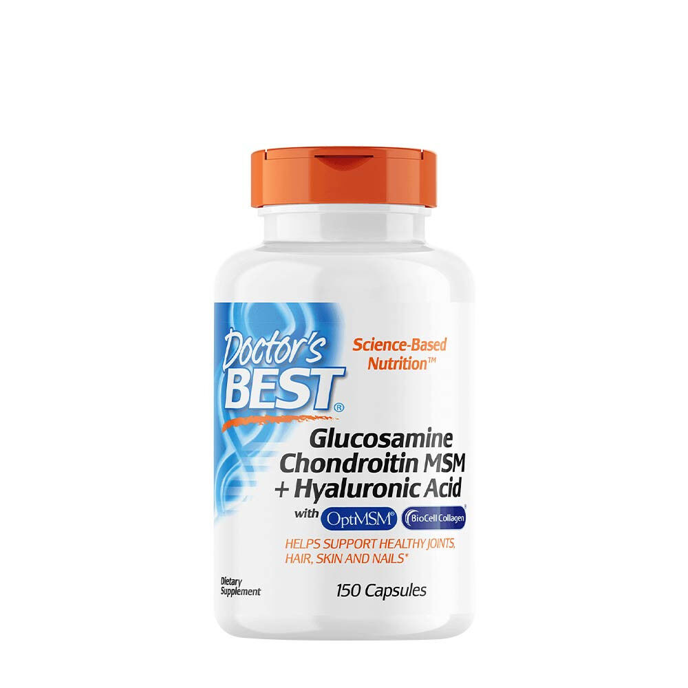 Glükózamin, kondroitin, MSM + hialuronsav – 150 kapszula – Viking Supplements