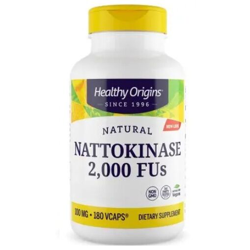 HEALTHY ORIGINS Természetes nattokináz 2000 FU (180 kapszula) – Viking Supplements