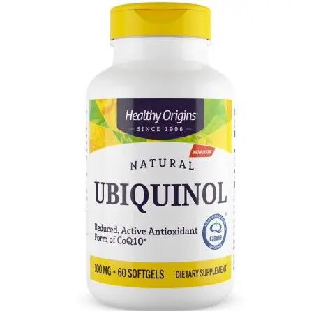 HEALTHY ORIGINS Természetes ubikinol 100 mg (60 kapszula) – Viking Supplements