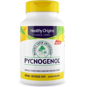 Healthy Origins Pycnogenol 100 mg, 60 vegetáriánus kapszula – Viking Supplements
