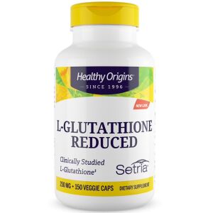 Healthy Origins Setria redukált L-glutation 250 mg, 150 kapszula – Viking Supplements