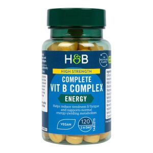 Nagy hatékonyságú teljes B-vitamin-komplex – 120 tabletta – Viking Supplements