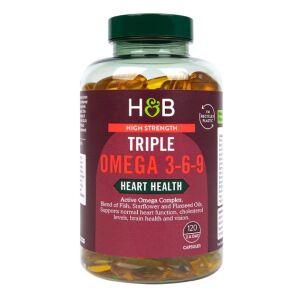 Nagy hatékonyságú hármas omega-3-6-9 – 120 kapszula – Viking Supplements