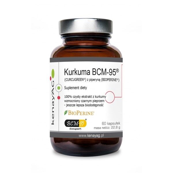 KENAY Curcumin BCM-95 with Piperine (60 caps) - Viking Supplements