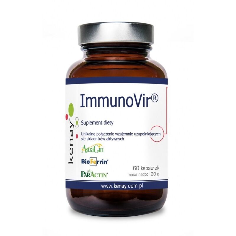 KENAY ImmunoVir - artemizyna andrographis glicyryzyna laktoferyna (60 kaps.) - Viking Supplements