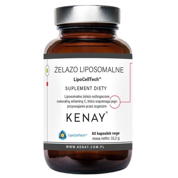 KENAY LipoCellTech™ liposzomális vas (60 kapszula) - Viking Supplements