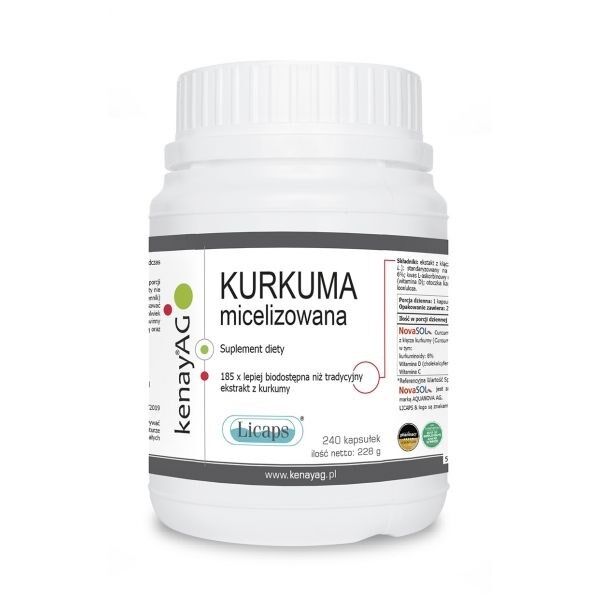 KENAY Micelle CURCUMIN Licaps (240 caps) - Viking Supplements