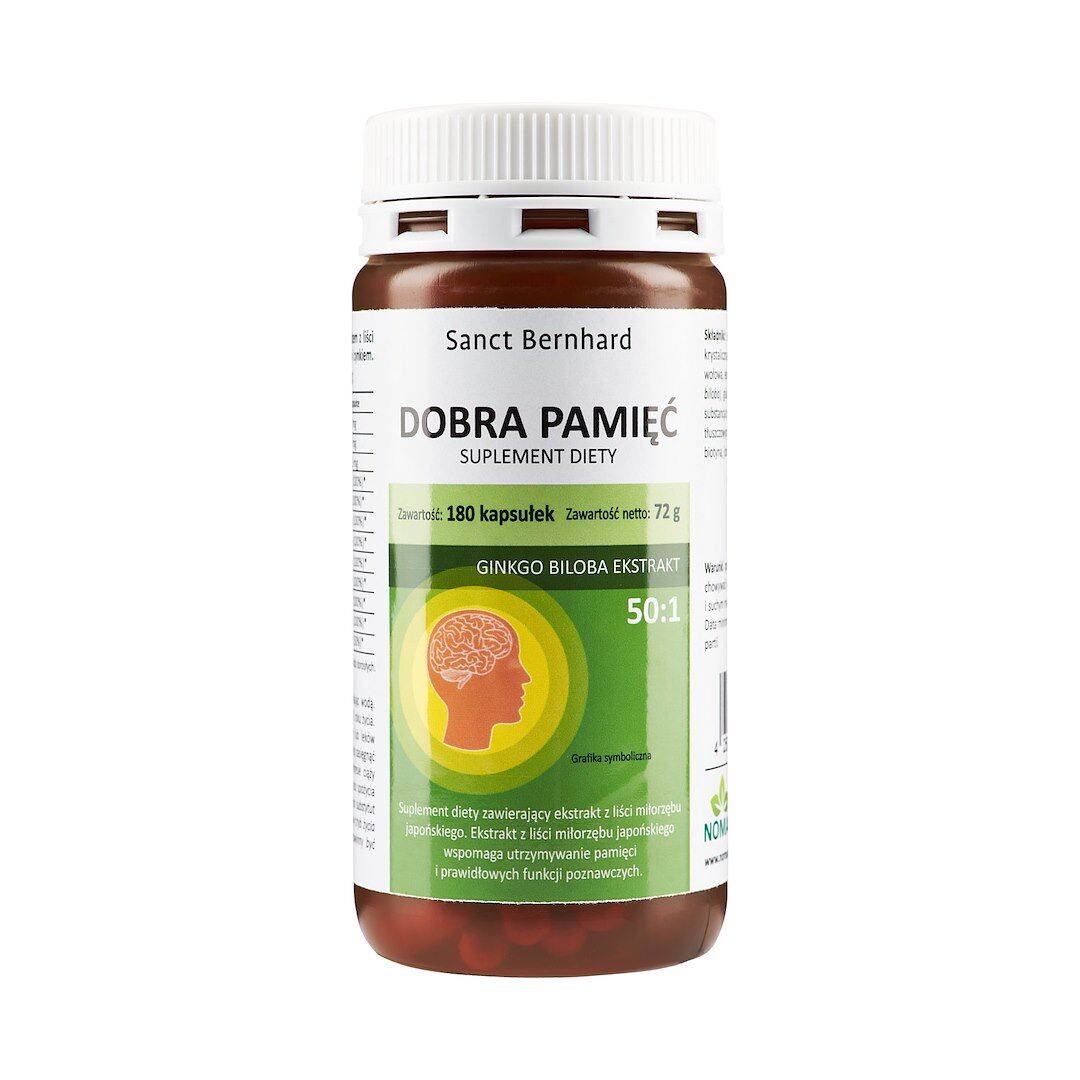 KRAUTERHAUS SANCT BERNHARD Memory (180 kapszula) - Viking Supplements