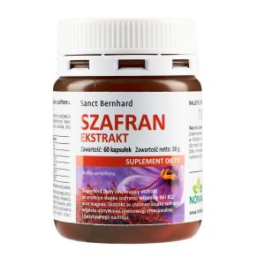 KRAUTERHAUS SANCT BERNHARD Szafrányos idegnyugtató kapszulák (60 db) – Viking Supplements