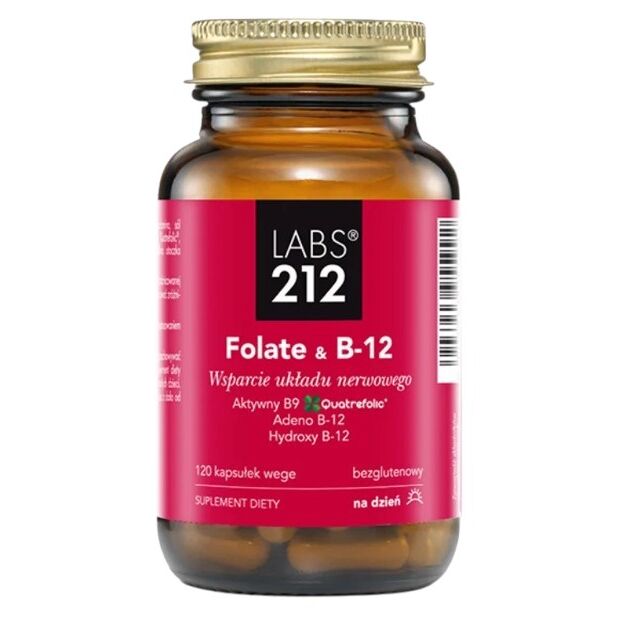 LABS212 Folate & B-12 (120 caps) - Viking Supplements