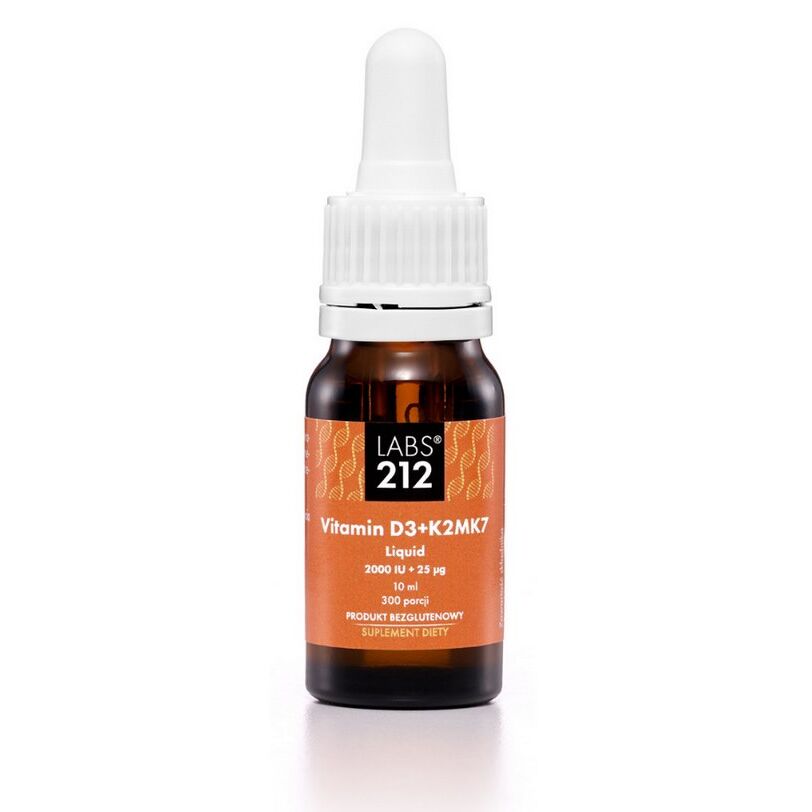 LABS212 D3-vitamin + K2MK7 folyadék (10 ml / 0