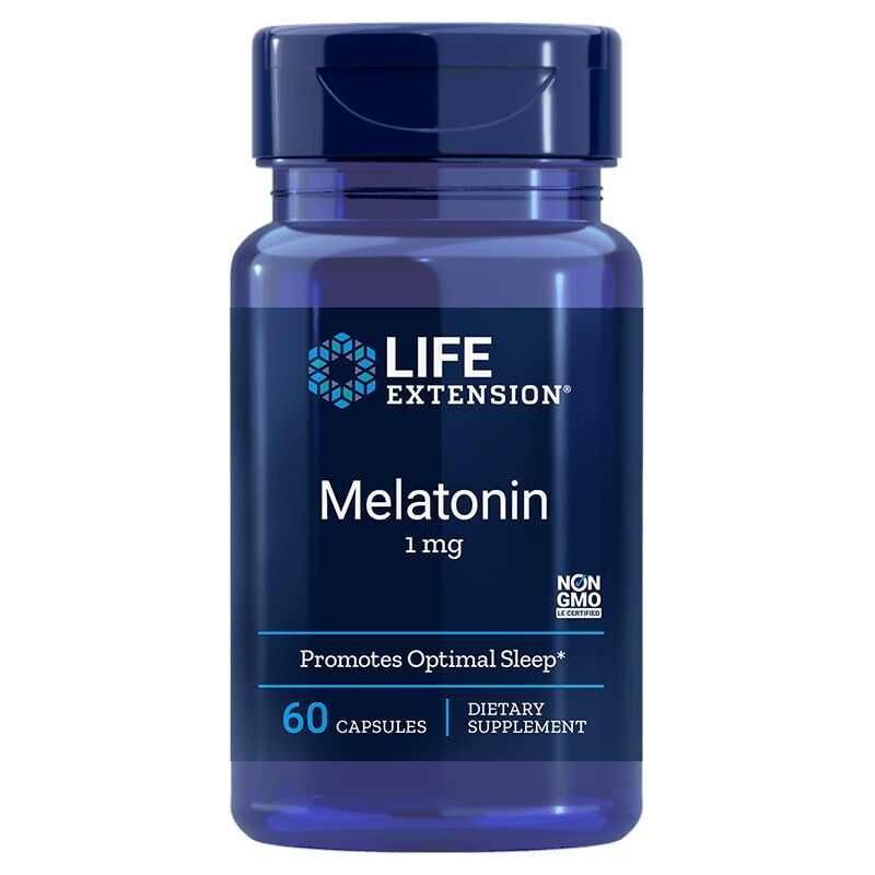Life Extension - Melatonin 1 mg (60 Capsules) - Viking Supplements