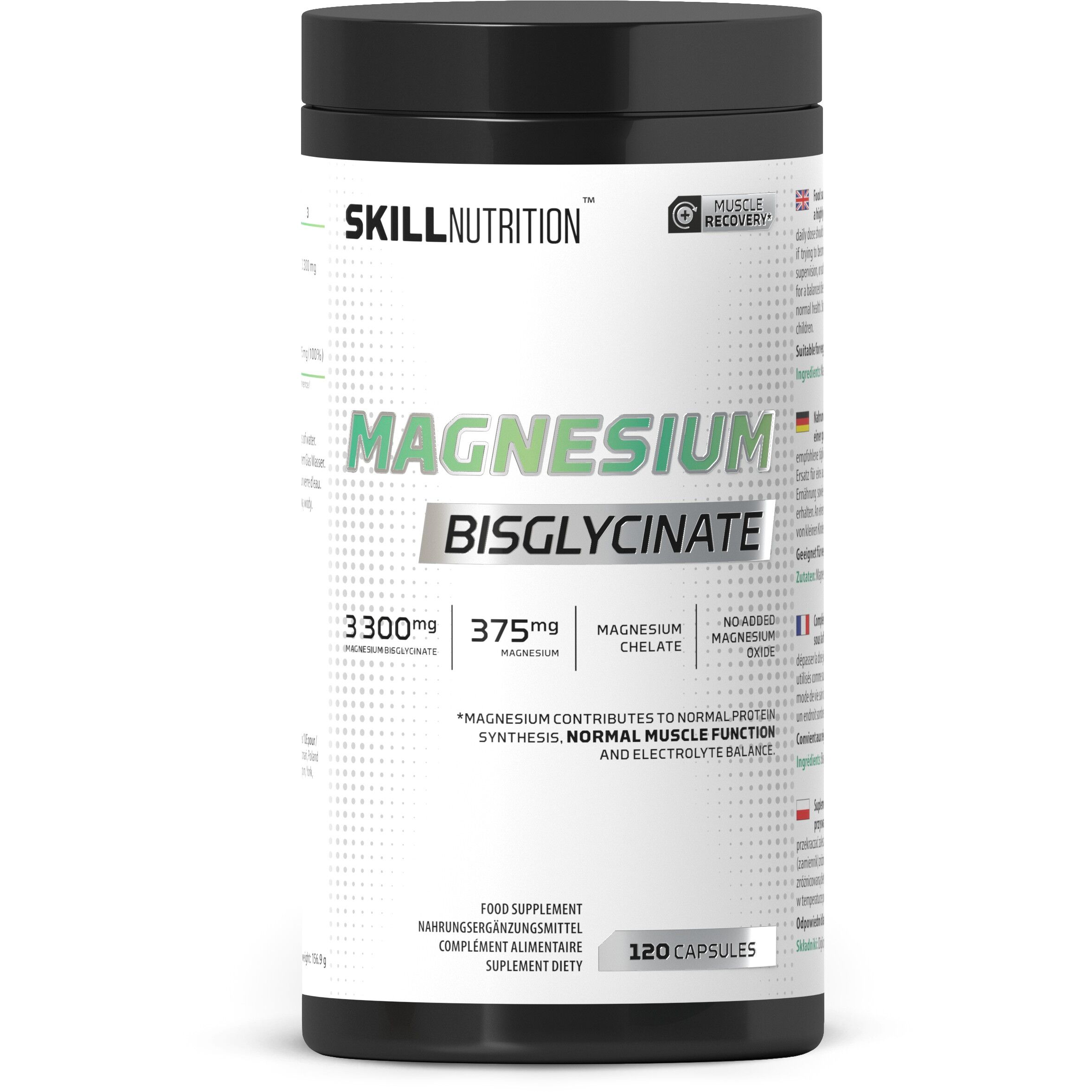 Magnesium Bisglycinate - 120 caps - Viking Supplements