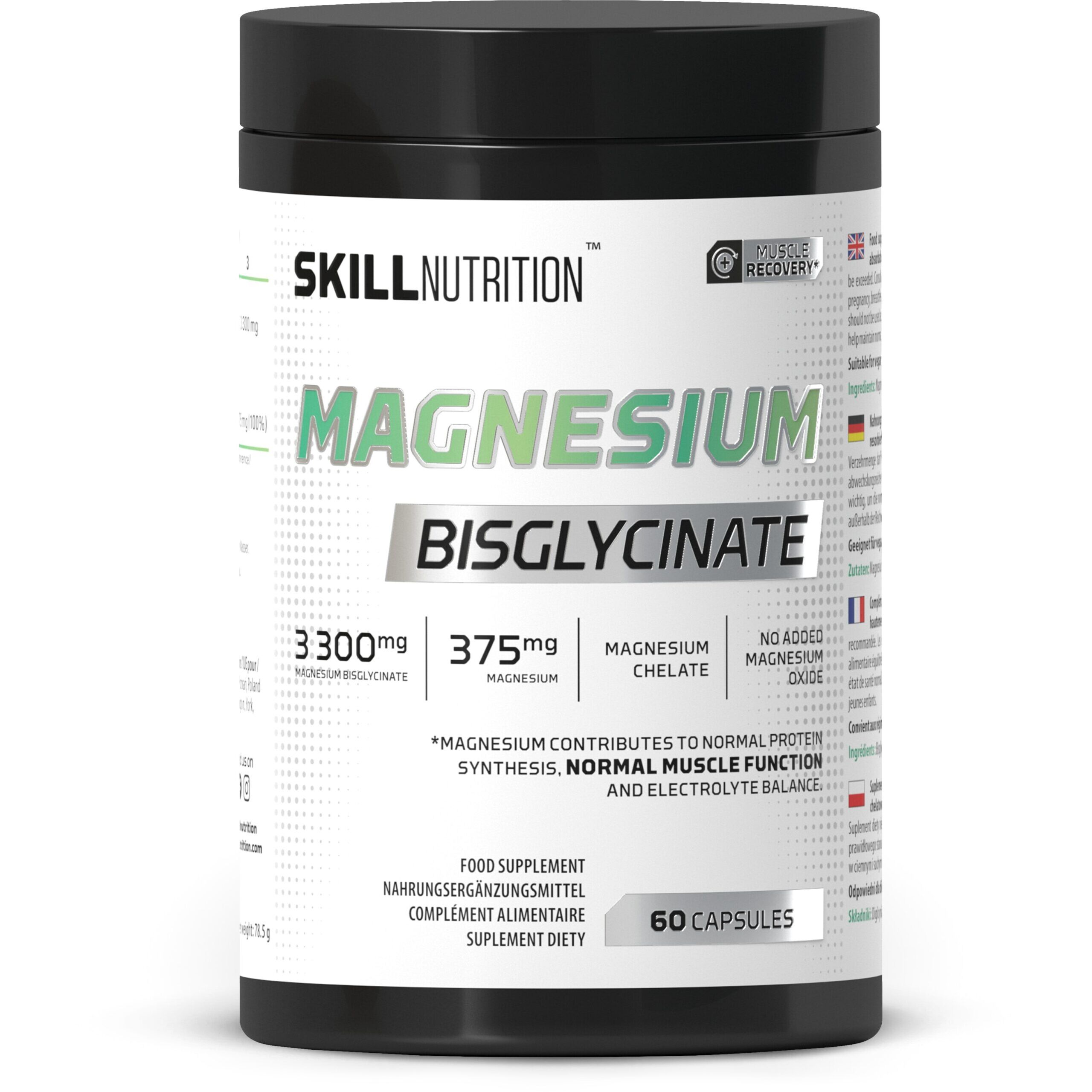 Magnesium Bisglycinate - 60 caps - Viking Supplements