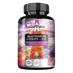 Magnézium-citrát + P5P – 200 kapszula – Viking Supplements