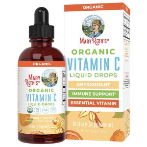 Mary Ruth C-vitamin cseppek, narancs-vanília ízű, 120 ml – Viking Supplements