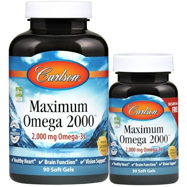 Maximum Omega 2000 – 90 + 30 lágykapszula – Viking Supplements