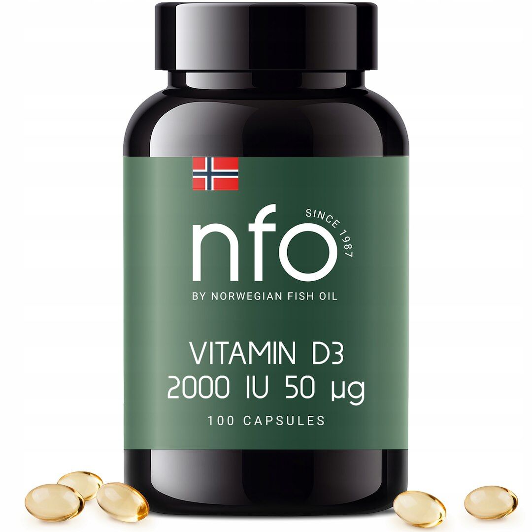 NFO Vitamin D3 2000 IU (100 caps) - Viking Supplements