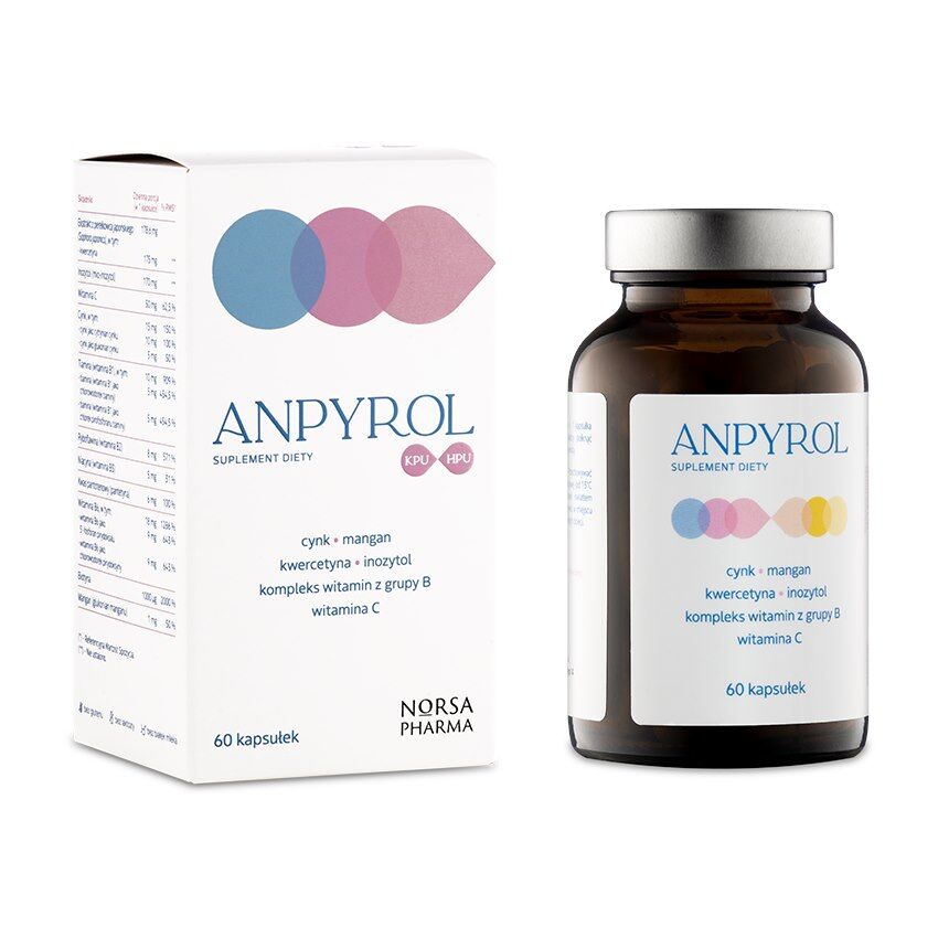NORSA PHARMA Anpyrol KPU/HPU (60 kapszula) - Viking Supplements