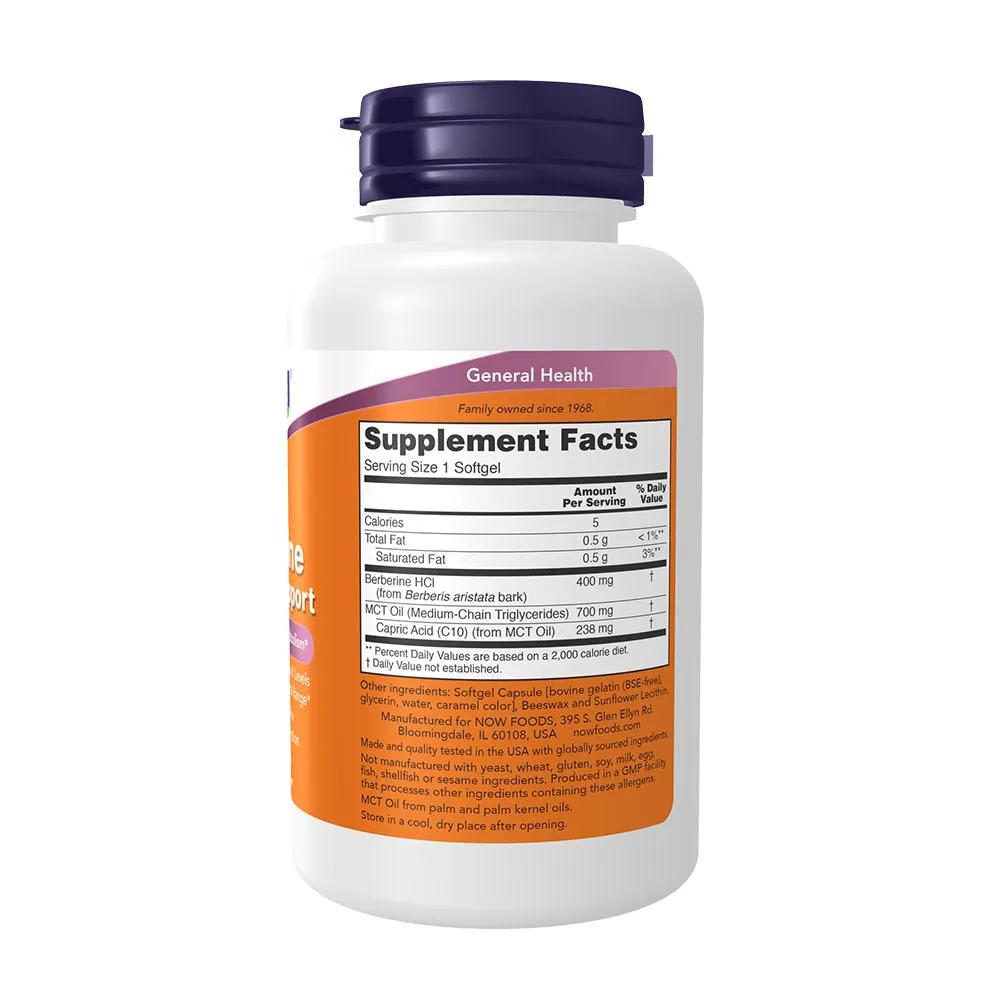 NOW FOODS Berberine Glucose Support (60 caps) – Kép 2