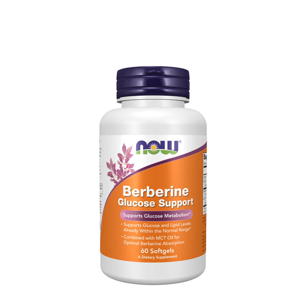 NOW FOODS Berberine Glucose Support (60 kapszula) – Viking Supplements