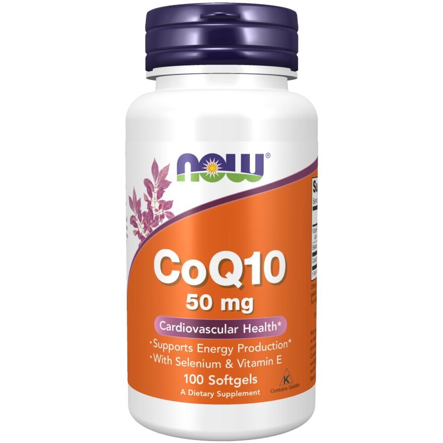 NOW FOODS CoQ10 50 mg (100 caps.) - Viking Supplements
