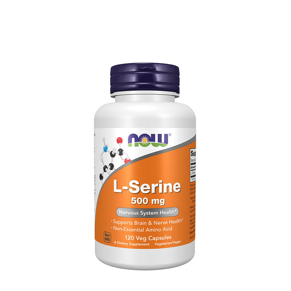 NOW L-szerin 500 mg (120 kapszula) – Viking Supplements