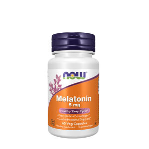 NOW Melatonin 5 mg (60 növényi kapszula) – Viking Supplements