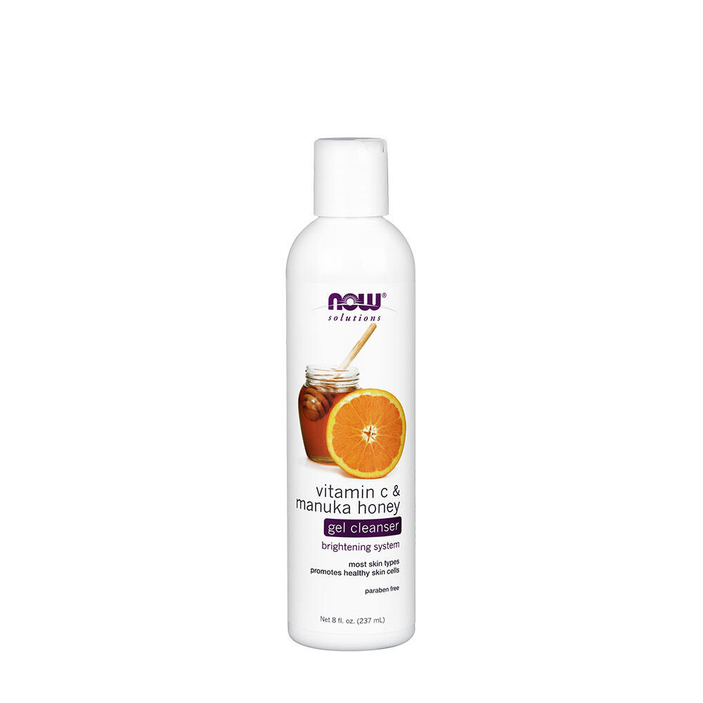 NOW C-vitaminos és manuka mézes gélszerű arctisztító (236 ml) – Viking Supplements