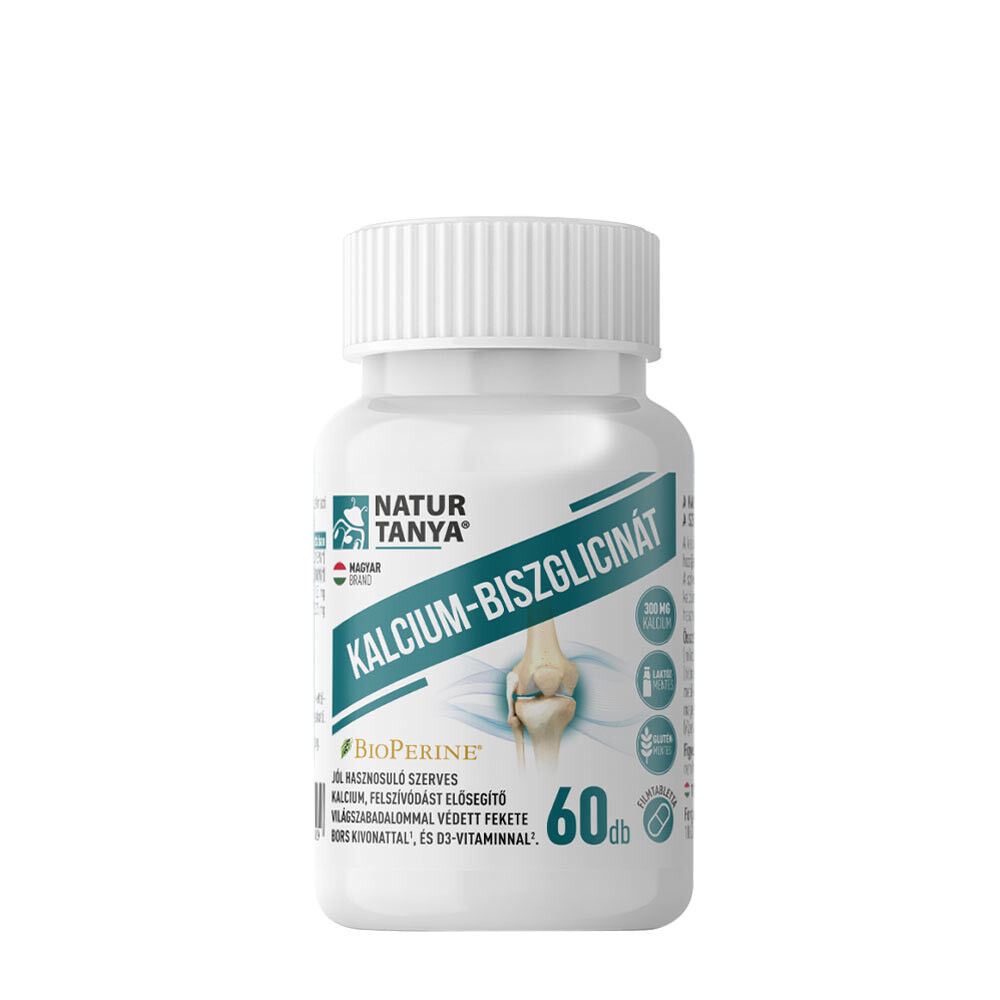 Natur Tanya kalcium-bisglicinát (60 tabletta) – Viking Supplements
