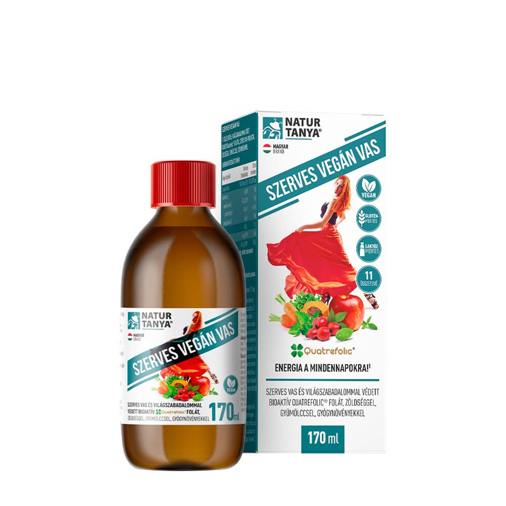 Natur Tanya bio vegán vasszirup (170 ml) – Viking Supplements