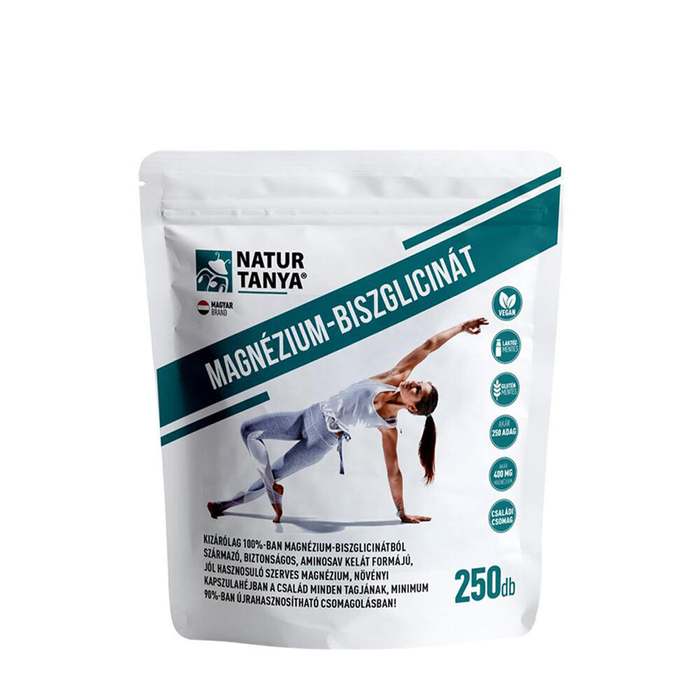 Natur Tanya vegán magnézium-bisglicinát (250 kapszula) – Viking Supplements