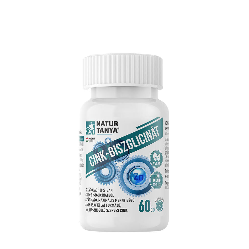 Natur Tanya cink-bisglicinát (60 tabletta) – Viking Supplements